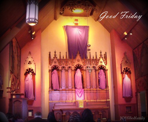 Good Friday Altar