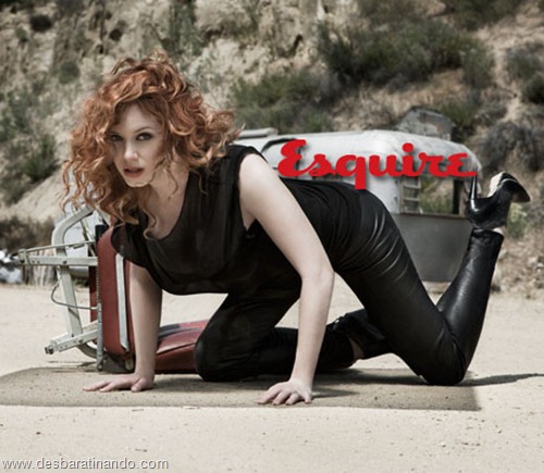 Christina Hendricks linda sensual sexy sedutora decote peito desbaratinando (6)