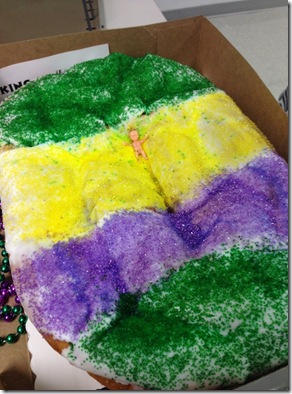 Louisiana King Cake Mardi Gras