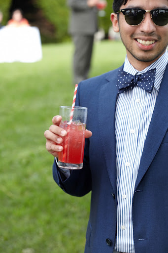 paper again - we just loved these striped straws so we used them in the signature cocktails.