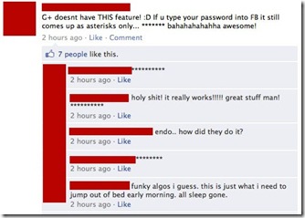 facebook status