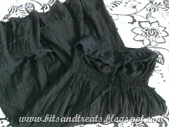 hyphen luxe black maxi tube dress, by bitsandtreats