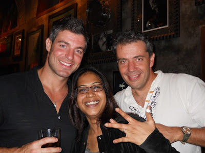 Jeff, Vin and Zsolt loving the music and fun at the HRC
