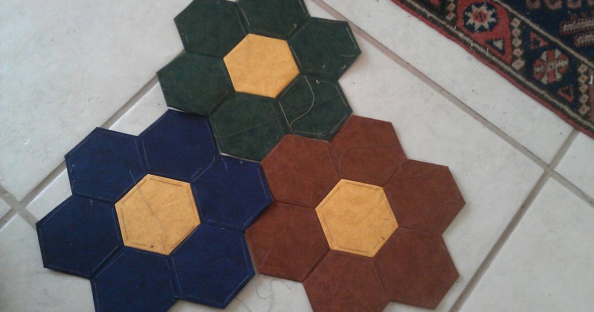 SLIKstitches hand sewing hexies