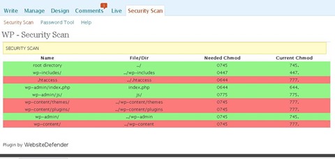 WP Security Scan