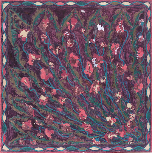 A magnificent Pucci drawing from 1971. It's made with colored pencil, marker, white tempera, and ink. A magnificent Pucci drawing from 1971. It's made with colored pencil, marker, white tempera, and ink.