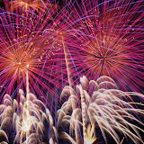 These photos were taken from the side parking lot of Century Theaters, directly adjacent to the display area. Cal-Expo Fireworks Display 2007