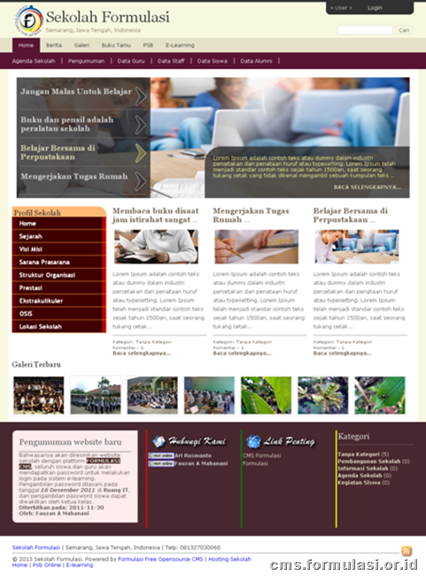 Tema CMS Formulasi Premium 2 Tema CMS Formulasi Premium 2