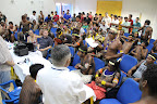 Meeting between occupiers and NorteEnergia, part of the consortium of companies constructing the Belo Monte dam
(Photo: Rafael Salazar)