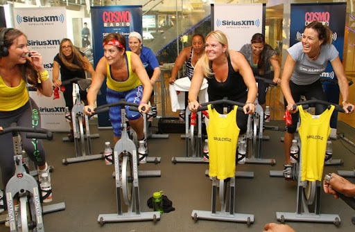 Some mid-spin smiles. Credit: Maro Hagopian, SiriusXM