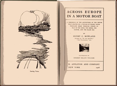 Across Europe in a Motor Boat 1907 Across Europe in a Motor Boat 1907