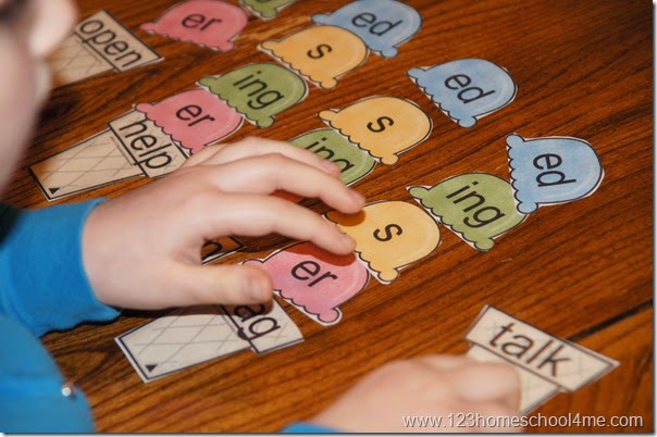 Ice Cream Word Endings Activity for Kids Ice Cream Word Endings Activity for Kids