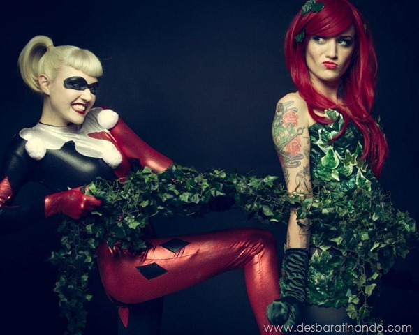 Harley-Quinn-poison-Ivy-arlequina-hera-venenosa-cosplay-desbaratinando (3) Harley-Quinn-poison-Ivy-arlequina-hera-venenosa-cosplay-desbaratinando (3)