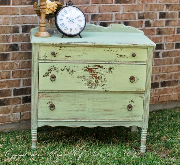 Miss Mustard Seed Luckett's Green on Antique Dresser.jpg Miss Mustard Seed Luckett s Green on Antique Dresser