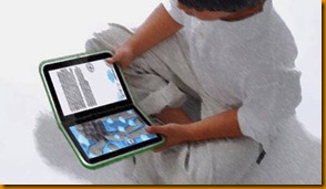 e-book-tablet-criança lendo ebook no tablet