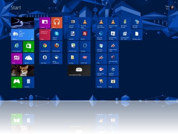 Windows 8 Start Menu