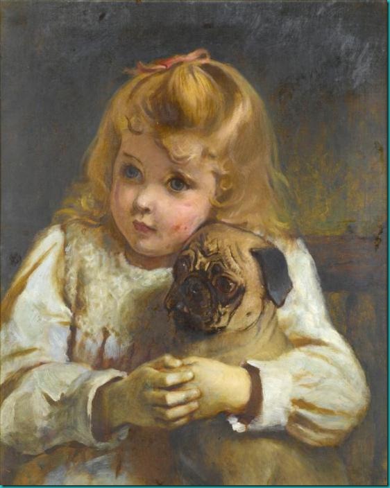 niños y animales. Niña con su mascota. niños y animales. Niña con su mascota.