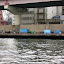 A rare sighting in Tokyo - a homeless encampment along the Sumida river