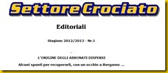 settore crociato settore crociato