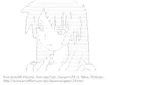 [AA]Senjogahara Hitagi (Bakemonogatari)
