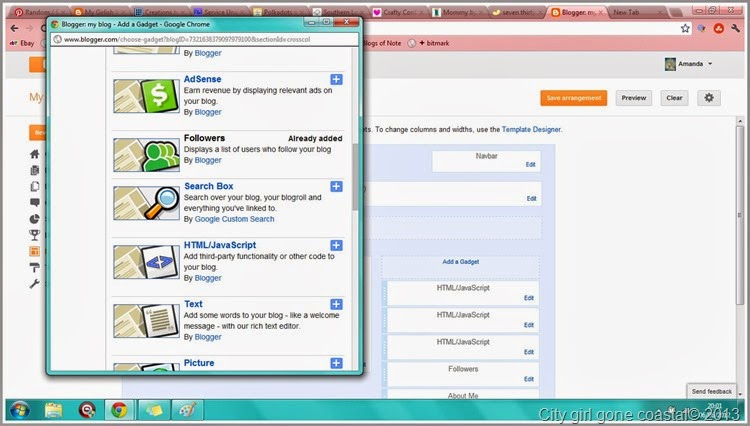 html gadget