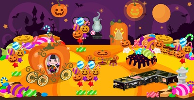 パンプキンハロウィン パンプキンハロウィン,ポケコロ,ポケットコロニー