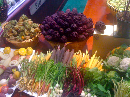 A collection of mini produce from Sid Wainer. They had baby artichokes, carrots, beets, parsnips... We couldn't help but call them all A collection of mini produce from Sid Wainer. They had baby artichokes, carrots, beets, parsnips... We couldn't help but call them all