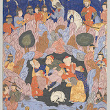 Falnama (The Book of Omens), Safavid period (1501–1732), 1550s Iran, Qazvin Ink, opaque watercolor, and gold on paper