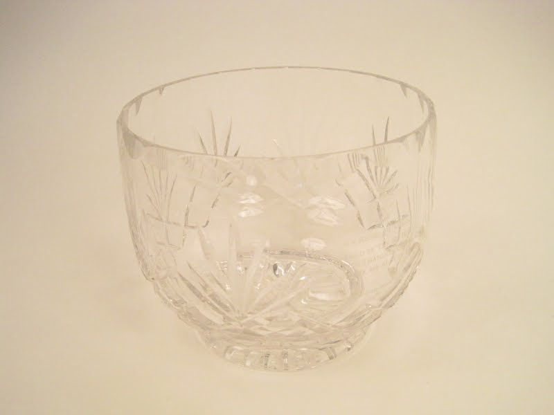 Regal Princess Inscribed Crystal Bowl