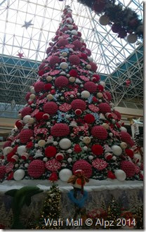 Christmas tree -wafi Mall,dubai