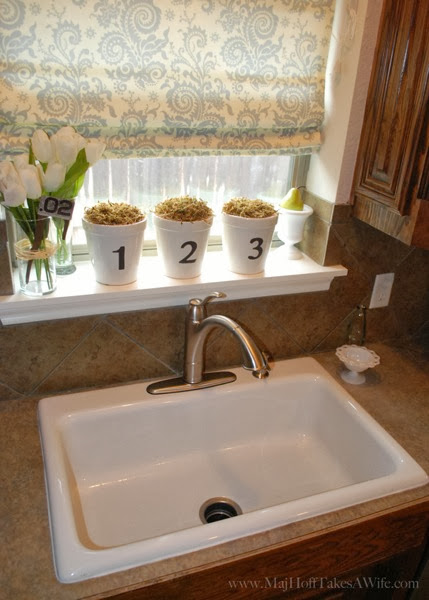 New-sink-with-single-drain.The top 10 posts of 2014 from Major Hoff Takes A Wife. List includes recipes, DIY's, favorite fonts and more. Can you guess what was #1? New sink with single drain