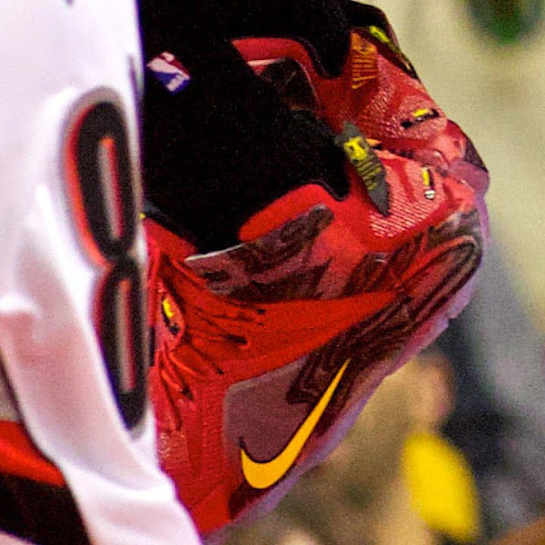 James Rocks Nike LeBron 12 8220Portland8221 PE in Another Cavs Loss