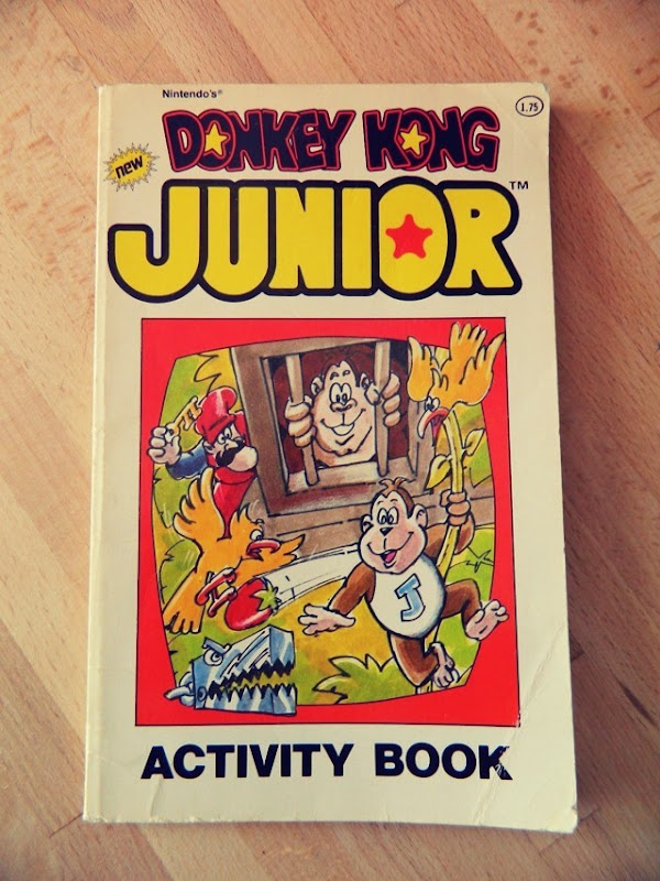 Donkey Kong Junior Book Front Side