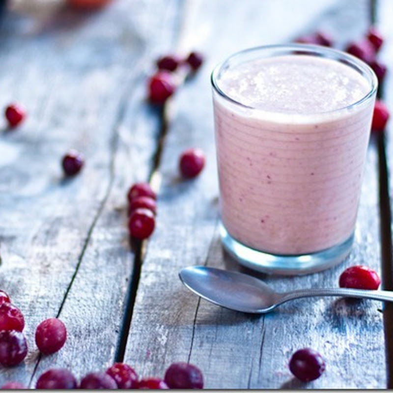 Flax and Cranberry Smoothie