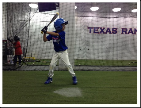sean in batting cage