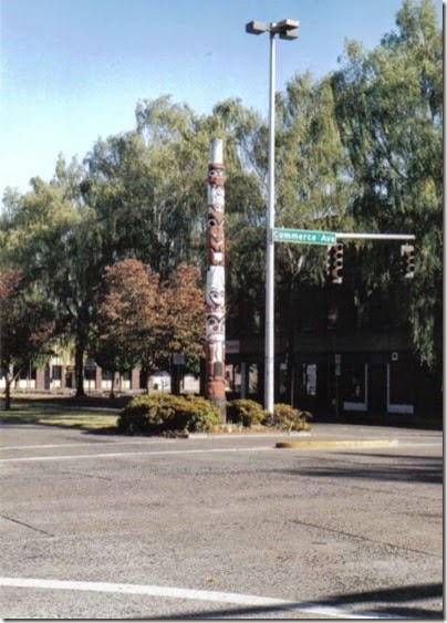 Totem Pole in Longview, Washington on September 5, 2005