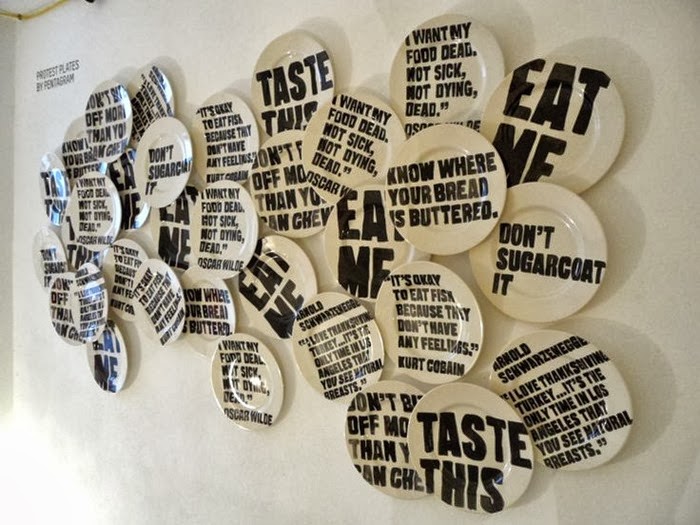 Protest plates by Pentagram, London design festival 2013