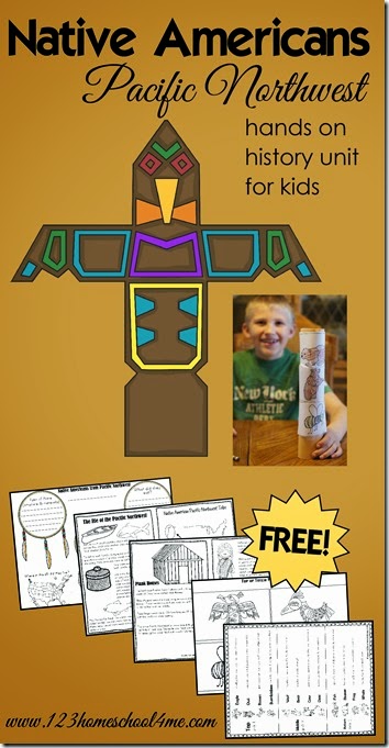 Native Americans - A hands on history unit of North American Indians from the Pacific Northwest. Includes printable mini book, tribe comparison, and making a totem pole for kids. Native Americans - A hands on history unit of North American Indians from the Pacific Northwest. Includes printable mini book, tribe comparison, and making a totem pole for kids.