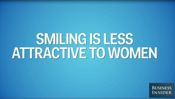 Th smiling less attractive women