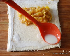 apply corn batter