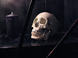 Scull And Black Candle