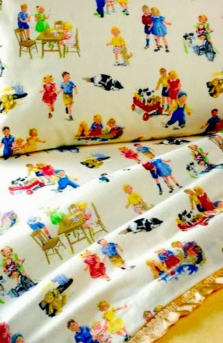 Dick and Jane Sheets available at The Vermont Country Store