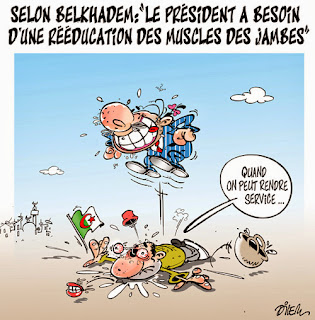 Selon Belkhadem: le président a besoin d’une rééducation des muscles des jambes