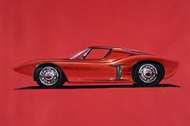 Ford Mustangs That Never Were: 1963 two-seat, mid-engine coupe