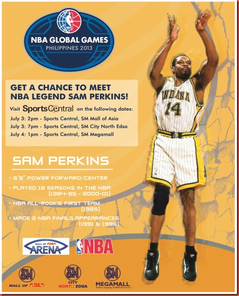 Sam Perkins Poster W 22 x H 28 in Sam Perkins Poster W 22 x H 28 in
