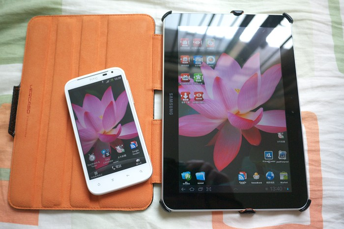 HTC Sensation XL & SamSung Galaxy Tab 8.9