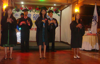 Selected students render the "Wind Beneath my Wings" song dedicating it to their parents.