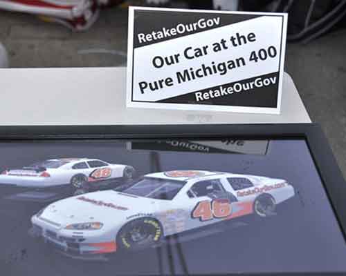 picture of our entry at the Michigan 400