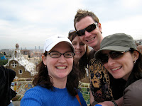 The gang at Park Guell