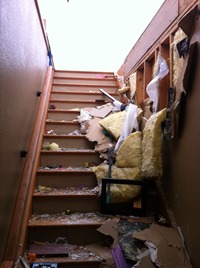 Tornado Damage Stairs